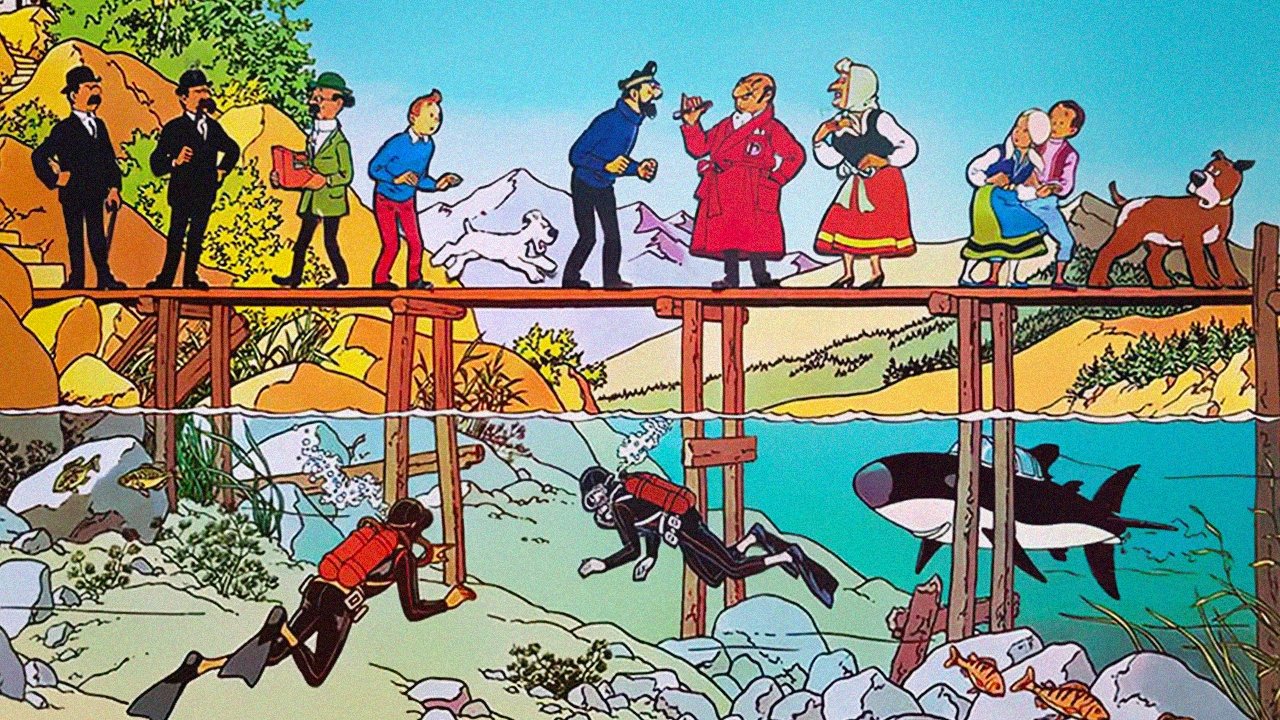 Tintin i Jezioro Rekinów