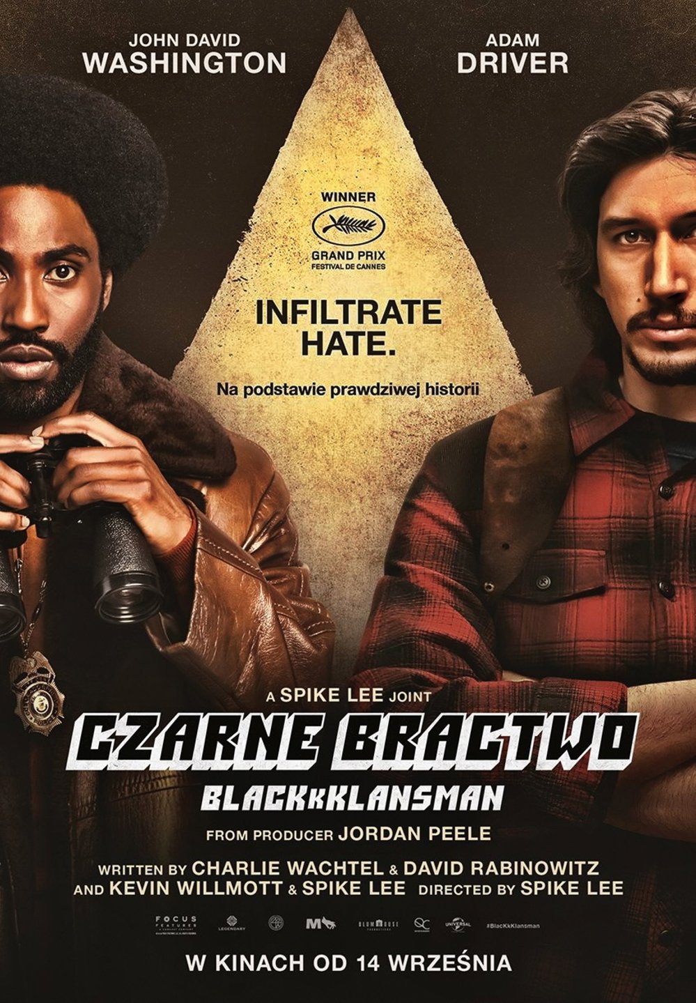 Oglądaj Czarne Bractwo. BlacKkKlansman
