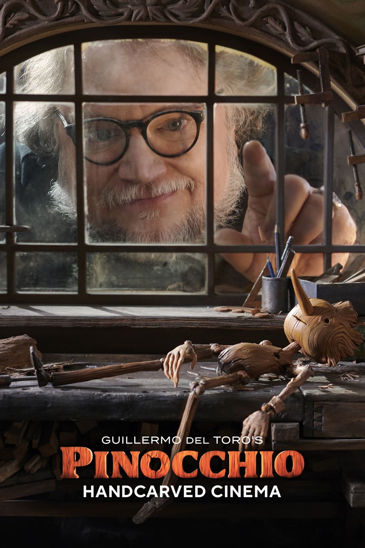 Oglądaj Guillermo del Toro: Pinokio — film rzeźbiony w drewnie