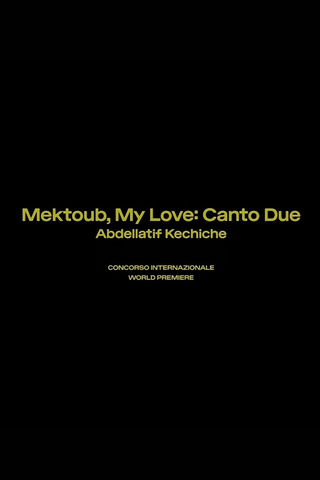 Oglądaj Mektoub, My Love: Canto Due
