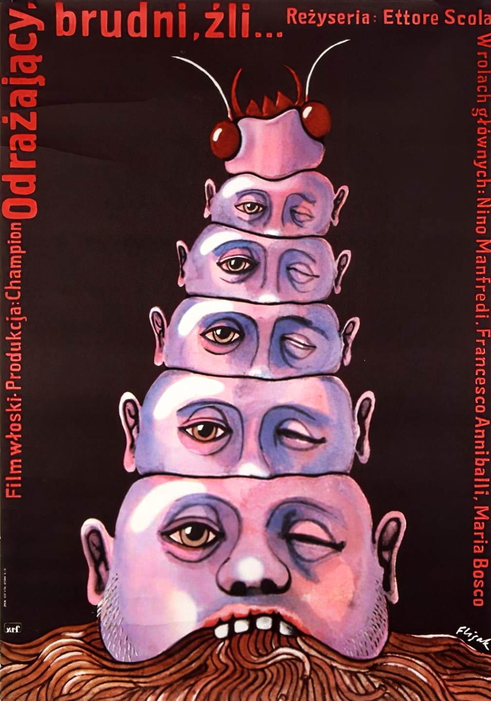 Oglądaj Odrażający, brudni i źli